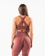 Clothing IE Alphalete Women Amplify Bra Rose Red 2L440097 - Image 2