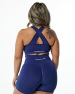 Clothing IE Alphalete Women Amplify Bra True Indigo Blue 2L4400122 - Image 2