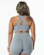 Clothing IE Alphalete Women Amplify Bra Utility Grey 2L4400120 - Image 2