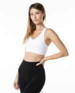 Clothing IE Alphalete Women Amplify Bra White 2L440077 - Image 3