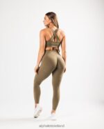 Clothing IE Alphalete Women Amplify Bra Willow Green 2L4400105 - Image 4