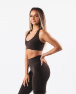 Clothing IE Alphalete Women Amplify Contour Bra Cashmere Brown 2L440065 - Image 3