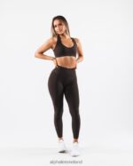 Clothing IE Alphalete Women Amplify Contour Bra Cashmere Brown 2L440065 - Image 4