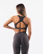 Clothing IE Alphalete Women Amplify Contour Bra Pewter Grey 2L440064 - Image 2