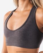 Clothing IE Alphalete Women Amplify Contour Bra Pewter Grey 2L440064 - Image 5