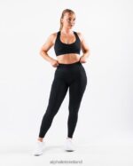 Clothing IE Alphalete Women Amplify Contour Legging Black 2L4400408 - Image 2