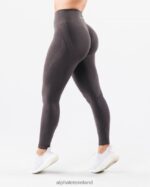 Clothing IE Alphalete Women Amplify Contour Legging Pewter Grey 2L4400406