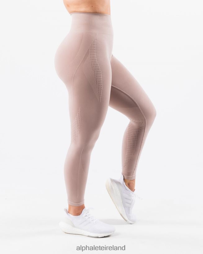 Clothing IE Alphalete Women Amplify Contour Legging Porcelain Brown 2L4400402 - Image 5