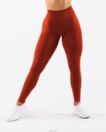Clothing IE Alphalete Women Amplify Contour Legging Times Square Red 2L4400372 - Image 3