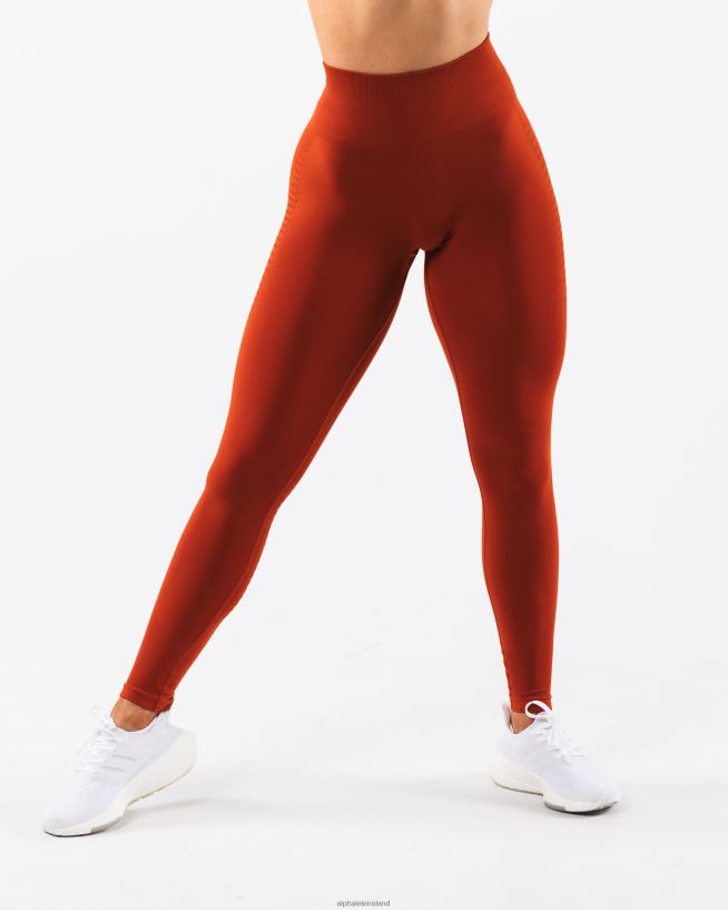 Clothing IE Alphalete Women Amplify Contour Legging Times Square Red 2L4400372 - Image 3