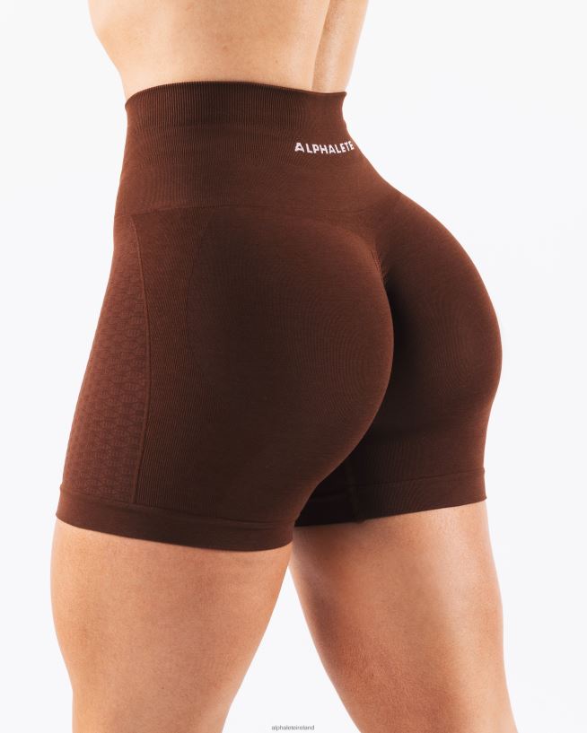 Clothing IE Alphalete Women Amplify Contour Short 5" Manhattan Brown 2L4400297 - Image 1