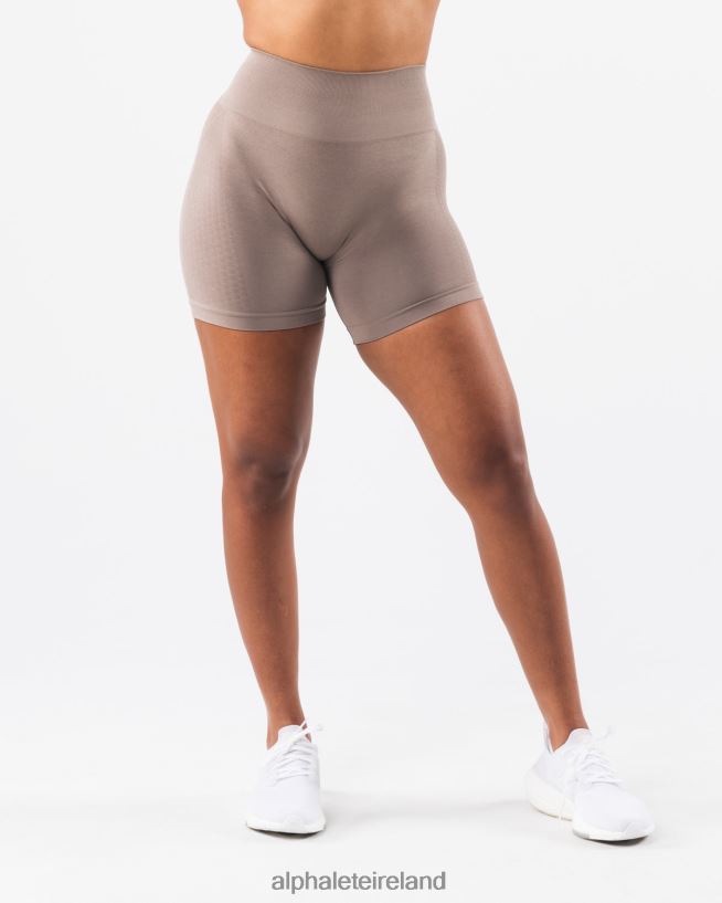 Clothing IE Alphalete Women Amplify Contour Short 5" Mocha Brown 2L4400315 - Image 3
