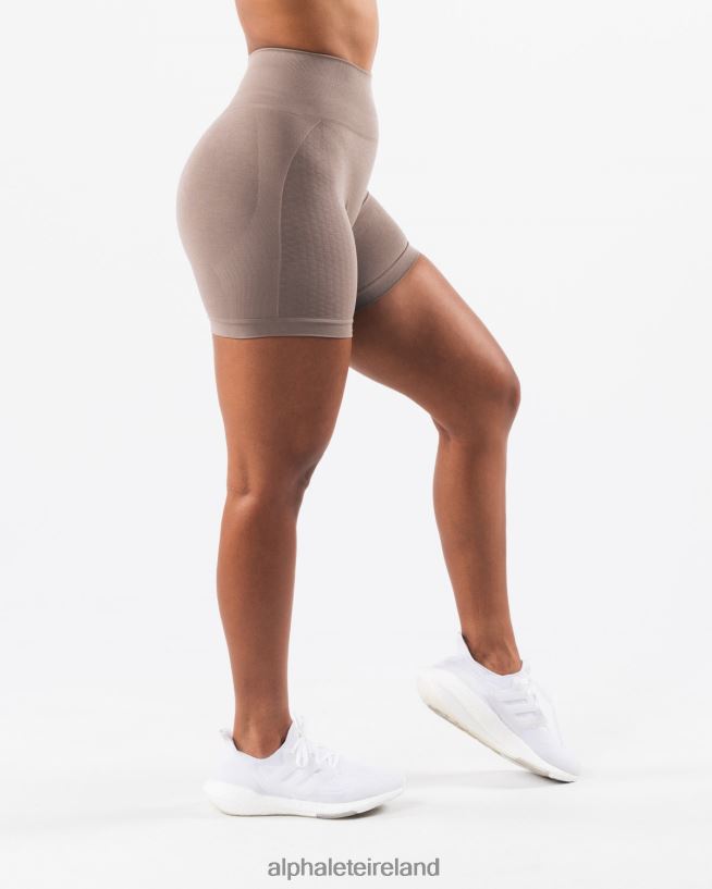 Clothing IE Alphalete Women Amplify Contour Short 5" Mocha Brown 2L4400315 - Image 5