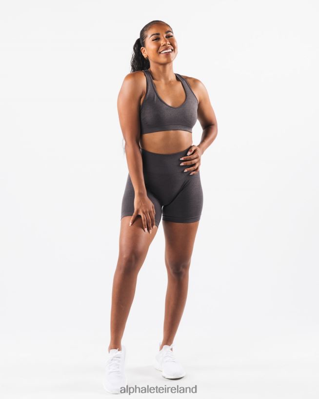Clothing IE Alphalete Women Amplify Contour Short 5" Pewter Grey 2L4400316 - Image 2