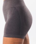 Clothing IE Alphalete Women Amplify Contour Short 5" Pewter Grey 2L4400316 - Image 6