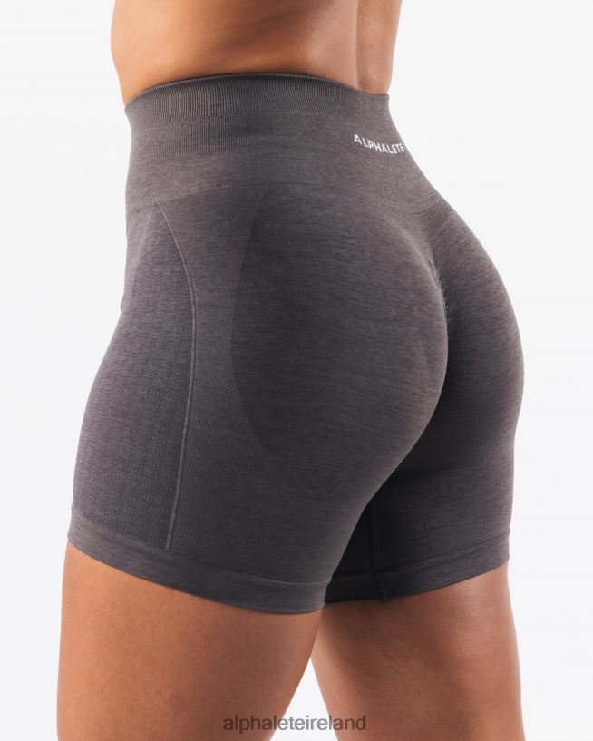 Clothing IE Alphalete Women Amplify Contour Short 5" Pewter Grey 2L4400316 - Image 1