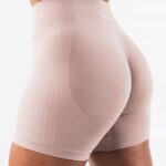 Clothing IE Alphalete Women Amplify Contour Short 5" Porcelain Brown 2L4400312