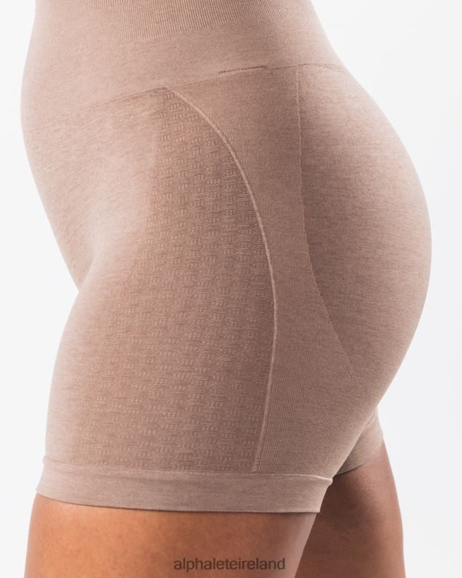 Clothing IE Alphalete Women Amplify Contour Short 5" Sand Brown 2L4400313 - Image 6