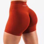 Clothing IE Alphalete Women Amplify Contour Short 5" Times Square Red 2L4400295