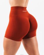 Clothing IE Alphalete Women Amplify Contour Short 5" Times Square Red 2L4400295