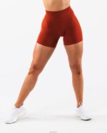 Clothing IE Alphalete Women Amplify Contour Short 5" Times Square Red 2L4400295 - Image 3