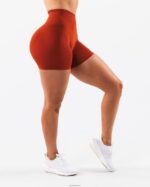 Clothing IE Alphalete Women Amplify Contour Short 5" Times Square Red 2L4400295 - Image 5