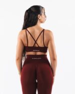 Clothing IE Alphalete Women Amplify Excel Bra New Burgundy Red 2L44009 - Image 2