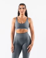 Clothing IE Alphalete Women Amplify Excel Bra Skyscraper Grey 2L44004 - Image 4