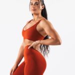 Clothing IE Alphalete Women Amplify Excel Bra Times Square Red 2L44008