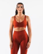 Clothing IE Alphalete Women Amplify Excel Bra Times Square Red 2L44008 - Image 4