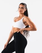 Clothing IE Alphalete Women Amplify Excel Bra White 2L44001