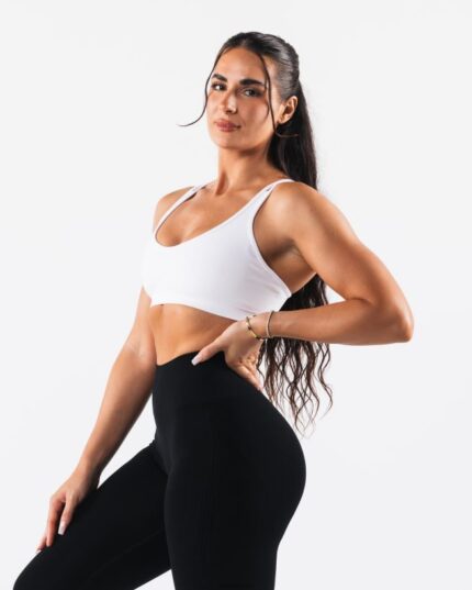 Clothing IE Alphalete Women Amplify Excel Bra White 2L44001