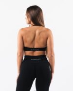 Clothing IE Alphalete Women Amplify Halter Bra Black 2L440024 - Image 2