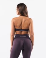 Clothing IE Alphalete Women Amplify Halter Bra Dove Purple 2L440022 - Image 2