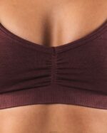 Clothing IE Alphalete Women Amplify Halter Bra Dusty Rose Red 2L440020 - Image 4