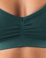Clothing IE Alphalete Women Amplify Halter Bra Sage Green 2L440018 - Image 4
