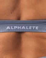 Clothing IE Alphalete Women Amplify Halter Bra Still Water Blue 2L440016 - Image 5