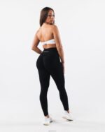Clothing IE Alphalete Women Amplify Halter Bra White 2L440015 - Image 3