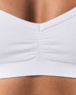 Clothing IE Alphalete Women Amplify Halter Bra White 2L440015 - Image 4