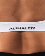 Clothing IE Alphalete Women Amplify Halter Bra White 2L440015 - Image 5