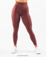 Clothing IE Alphalete Women Amplify Legging Autumn Red 2L4400425 - Image 3