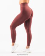 Clothing IE Alphalete Women Amplify Legging Autumn Red 2L4400425 - Image 4
