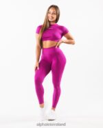 Clothing IE Alphalete Women Amplify Legging Candy Crush Pink 2L4400410 - Image 2