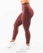 Clothing IE Alphalete Women Amplify Legging Dusty Rose Red 2L4400390 - Image 4