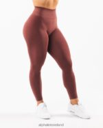 Clothing IE Alphalete Women Amplify Legging Dusty Rose Red 2L4400390 - Image 5