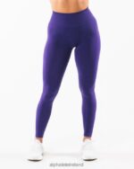 Clothing IE Alphalete Women Amplify Legging Electric Purple 2L4400411 - Image 3