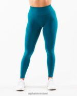 Clothing IE Alphalete Women Amplify Legging Galactic Ocean Blue 2L4400412 - Image 3