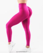 Clothing IE Alphalete Women Amplify Legging Magenta Pink 2L4400420 - Image 4