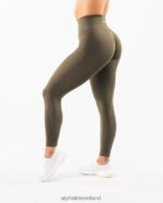 Clothing IE Alphalete Women Amplify Legging Oak Green 2L4400429 - Image 4