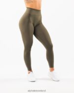Clothing IE Alphalete Women Amplify Legging Oak Green 2L4400429 - Image 5